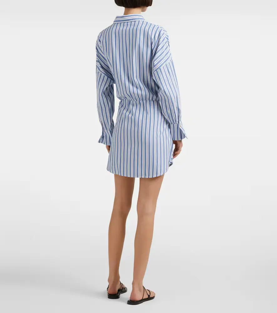 Melissa Odabash Sara striped cotton shirt dress | Thumbnail 5
