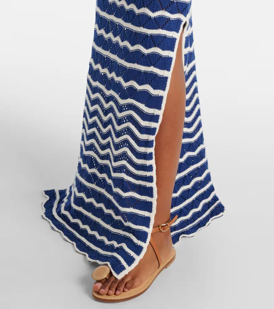 Bananhot Rey knitted cotton-blend maxi dress | Thumbnail 6