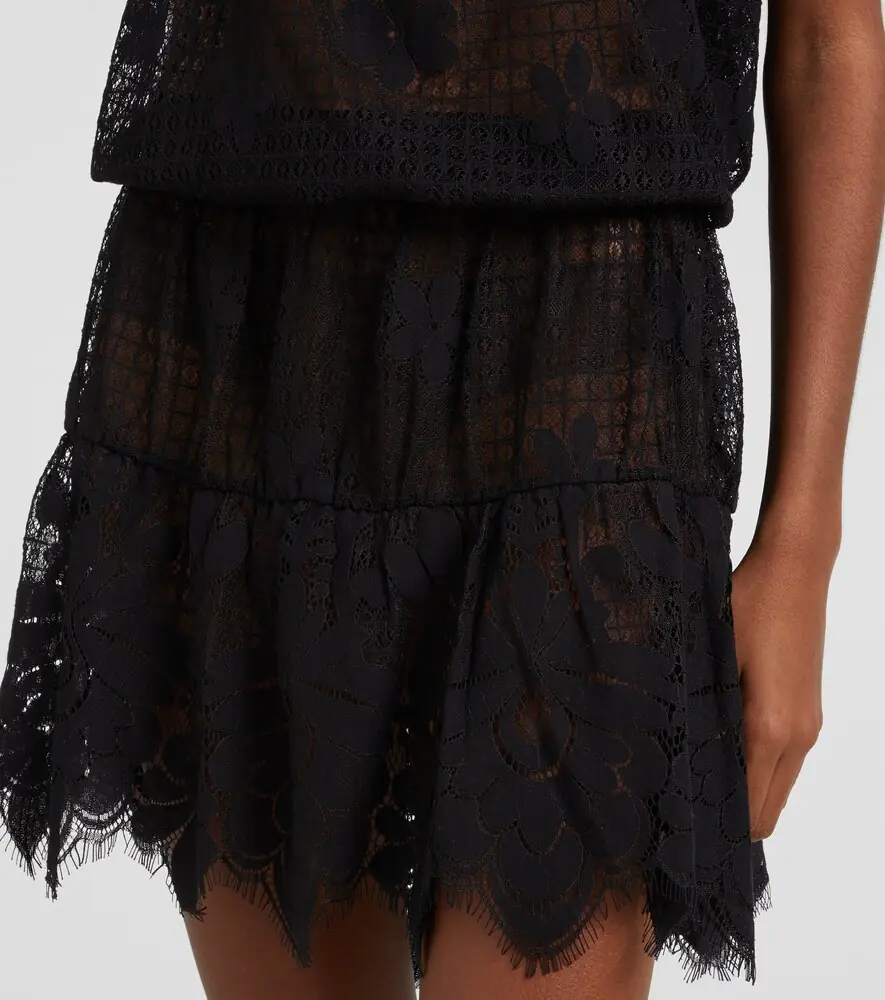 Melissa Odabash Isla floral shirred minidress | Thumbnail 4