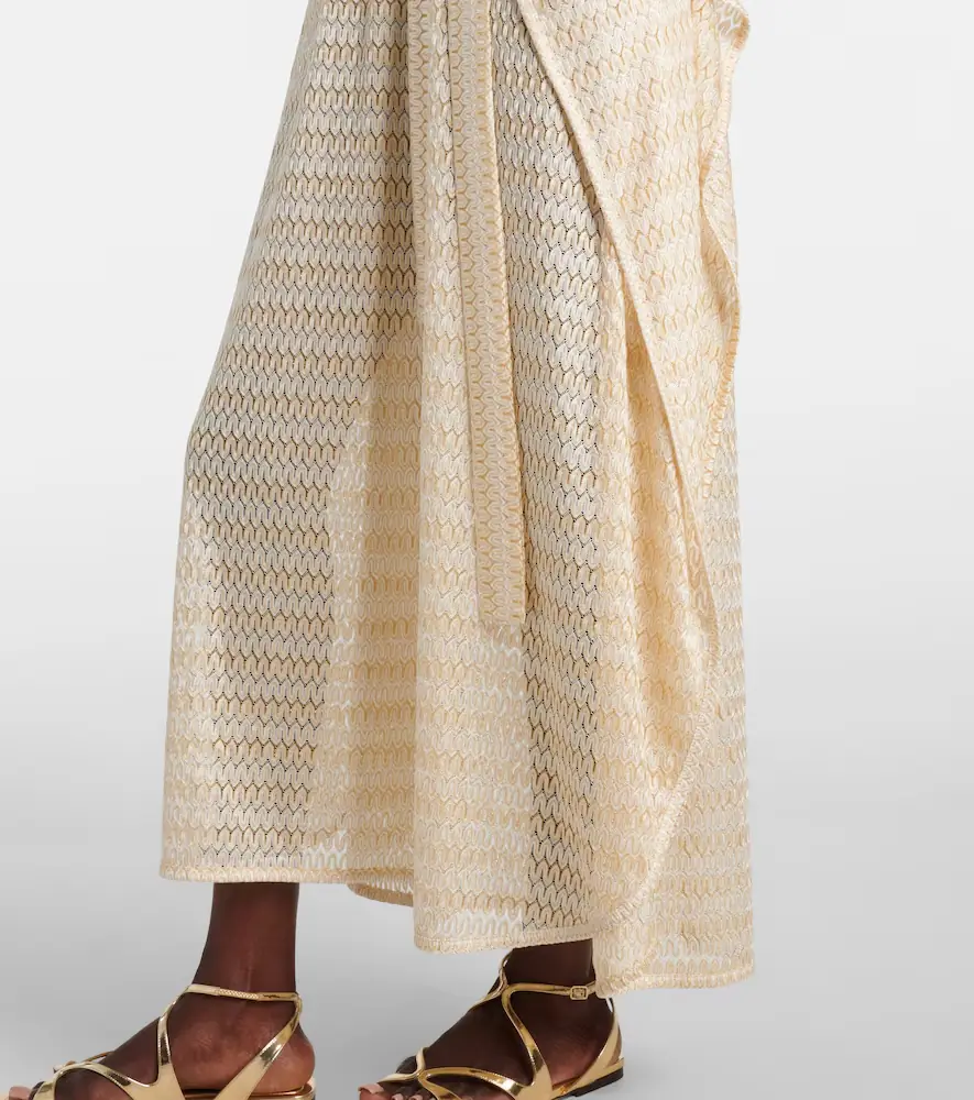 Melissa Odabash June knitted lamé kaftan | Thumbnail 3