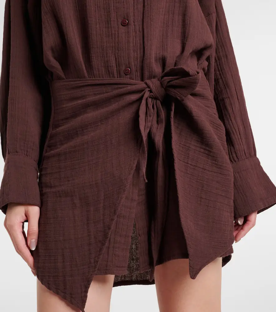 Melissa Odabash Sara cotton shirt dress | Thumbnail 3