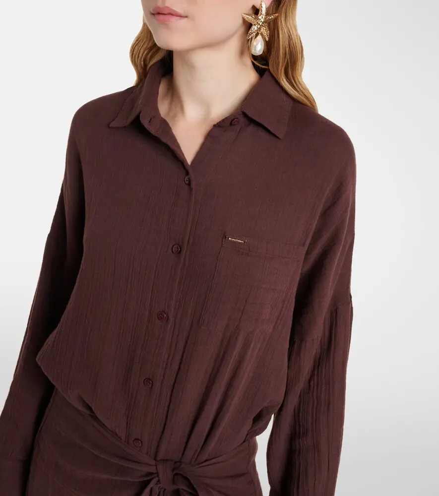 Melissa Odabash Sara cotton shirt dress | Thumbnail 5