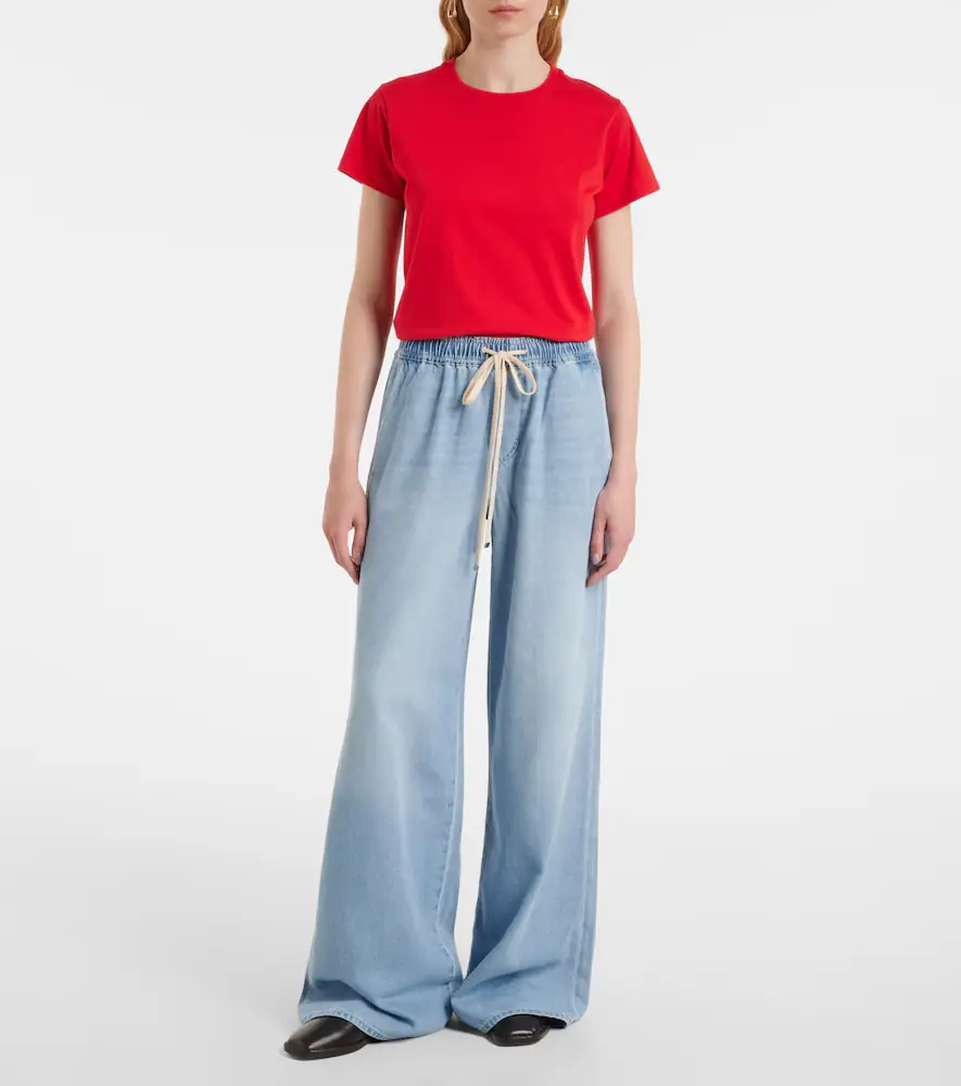 7 For All Mankind Pull On high-rise wide-leg jeans | Thumbnail 4 7 For All Mankind Pull On high-rise wide-leg jeans | Thumbnail 4