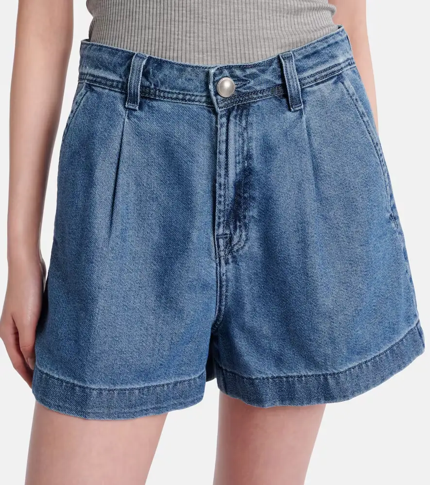 7 For All Mankind Hilo pleated denim shorts | Thumbnail 2 7 For All Mankind Hilo pleated denim shorts | Thumbnail 2