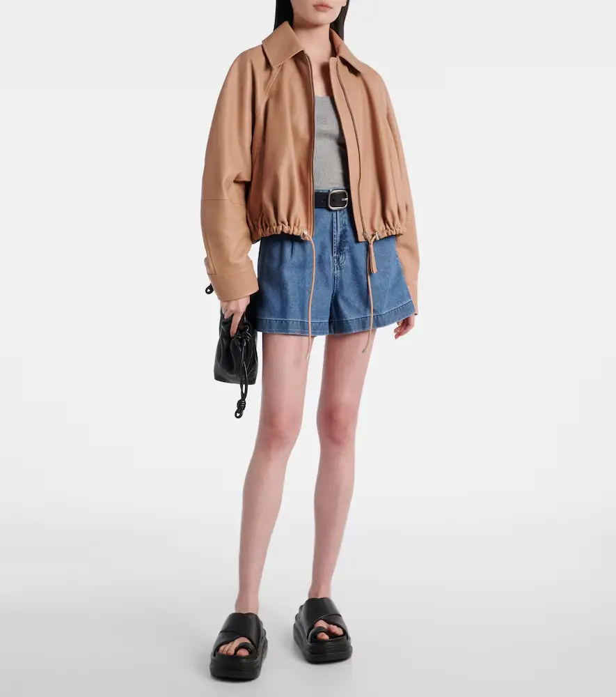 7 For All Mankind Hilo pleated denim shorts | Thumbnail 3 7 For All Mankind Hilo pleated denim shorts | Thumbnail 3