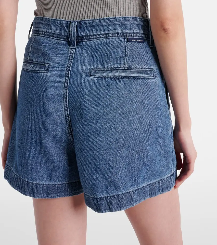 7 For All Mankind Hilo pleated denim shorts | Thumbnail 5 7 For All Mankind Hilo pleated denim shorts | Thumbnail 5