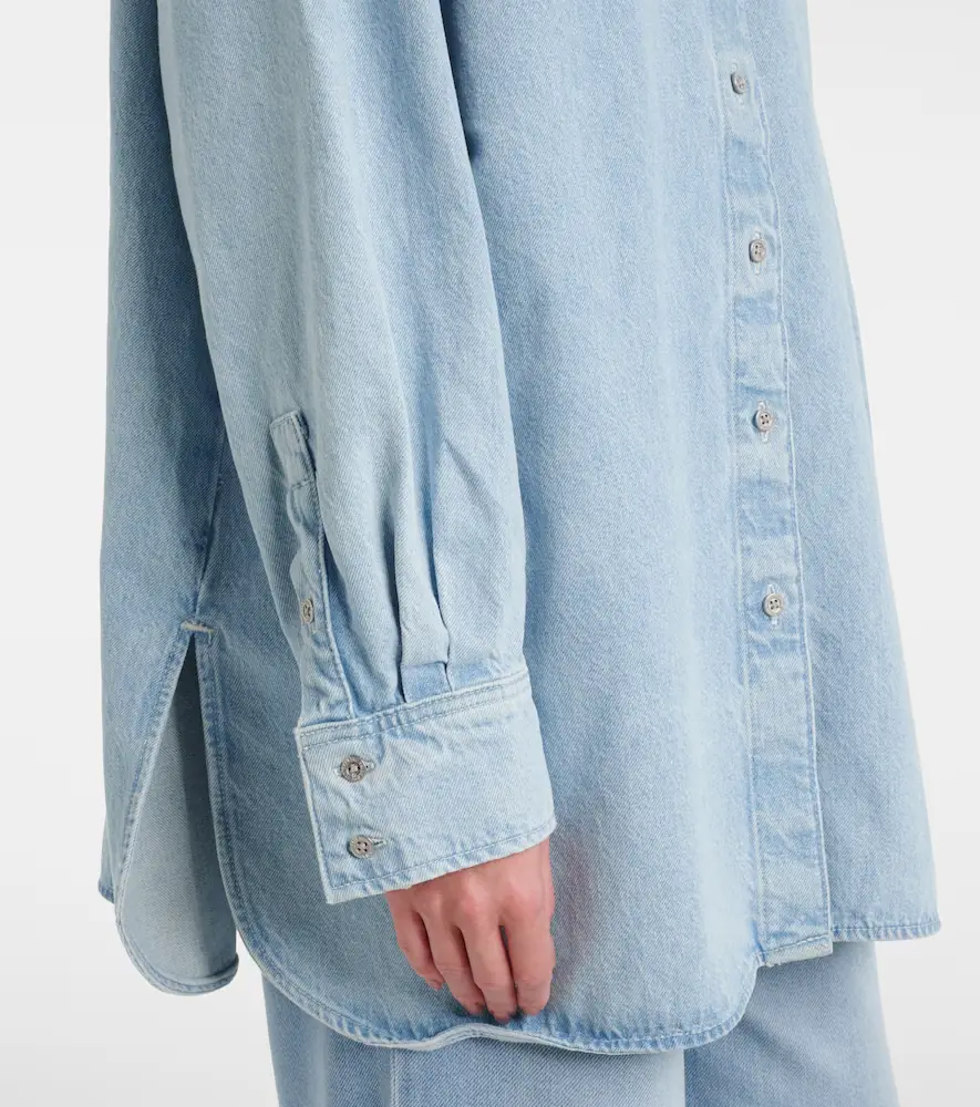 7 For All Mankind Nina oversized denim shirt | Thumbnail 3