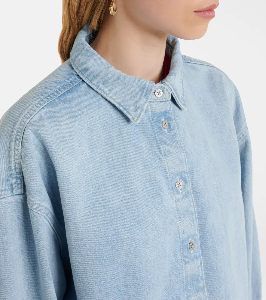 7 For All Mankind Nina oversized denim shirt | Thumbnail 5
