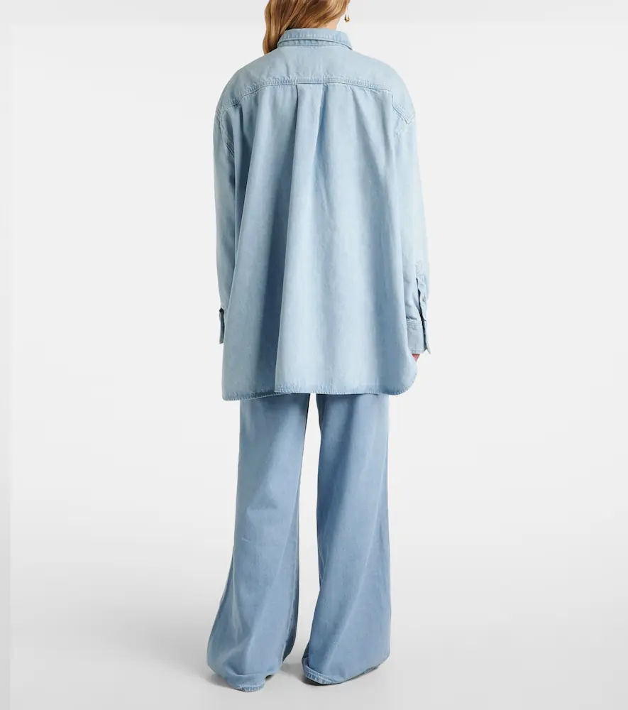 7 For All Mankind Nina oversized denim shirt | Thumbnail 6