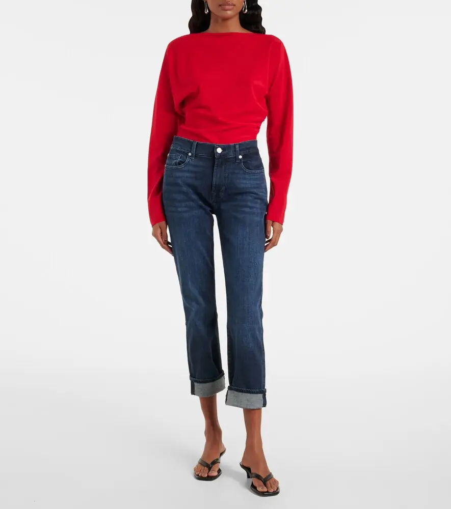 7 For All Mankind Relaxed Skinny cropped skinny jeans | Thumbnail 4 7 For All Mankind Relaxed Skinny cropped skinny jeans | Thumbnail 4