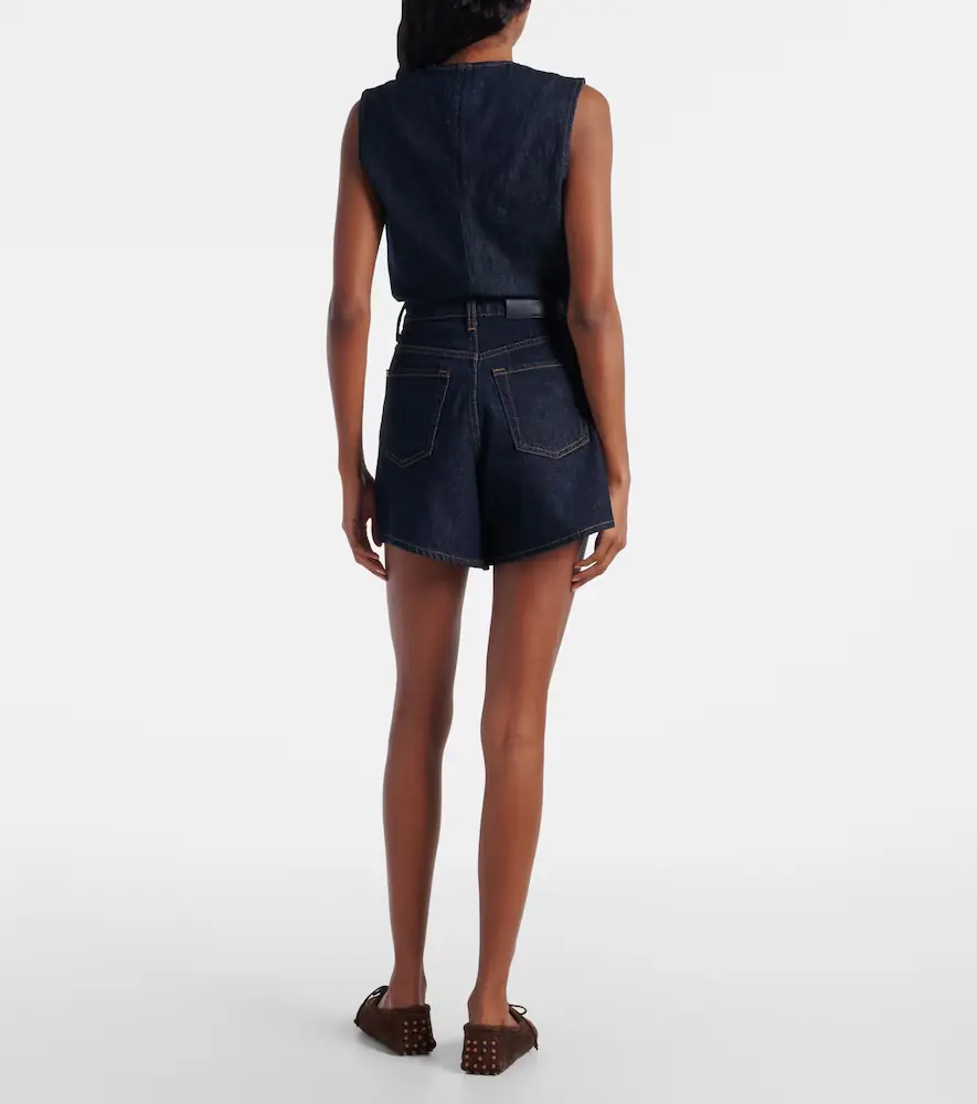 7 For All Mankind Kori high-rise denim shorts | Thumbnail 2