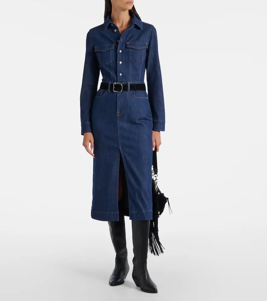 7 For All Mankind Denim shirt dress | Thumbnail 2 7 For All Mankind Denim shirt dress | Thumbnail 2