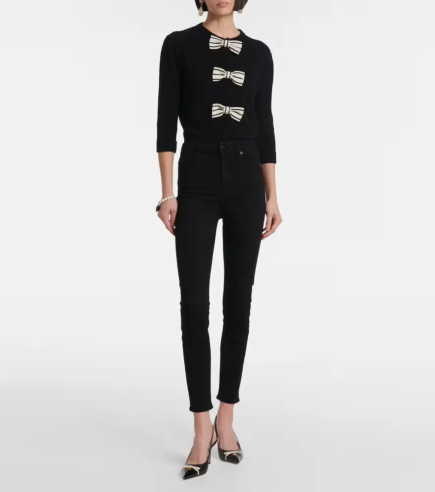 7 For All Mankind Aubrey high-rise skinny jeans | Thumbnail 2