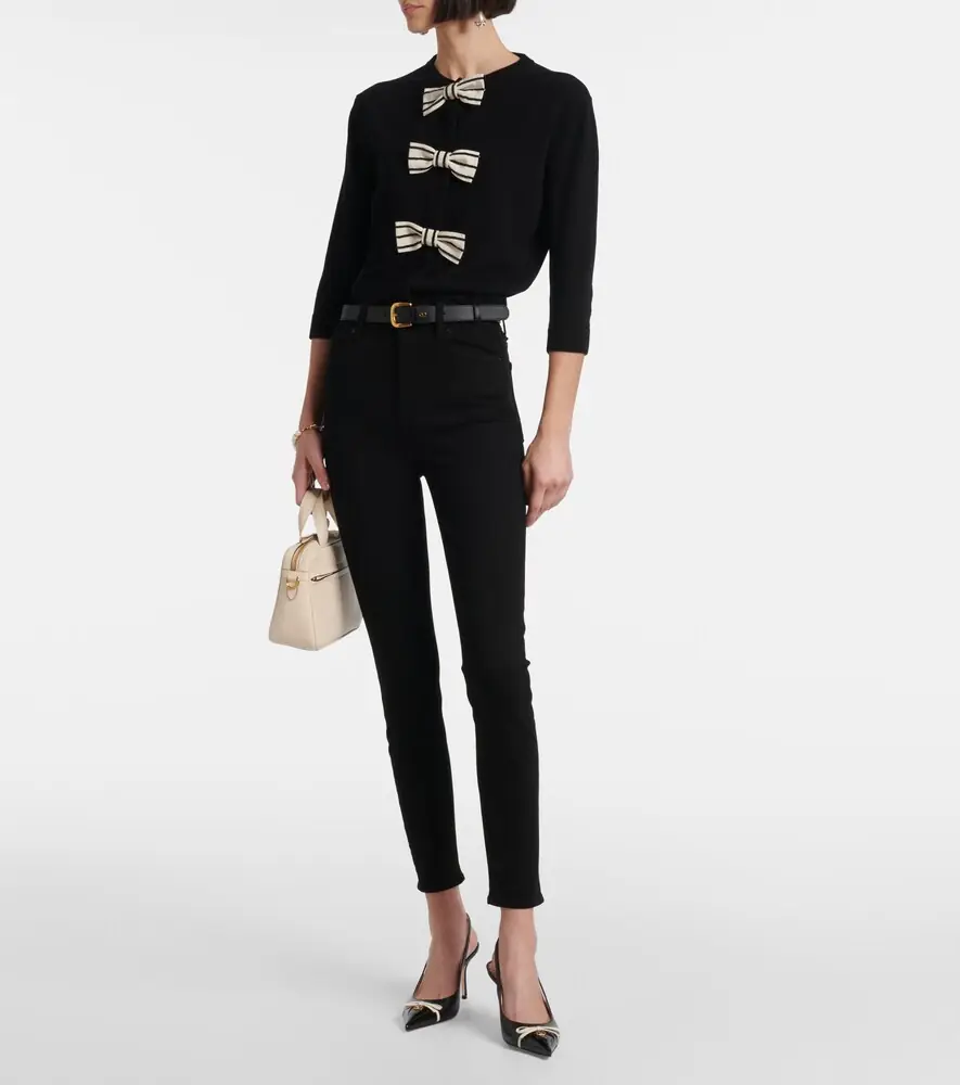 7 For All Mankind Aubrey high-rise skinny jeans | Thumbnail 5