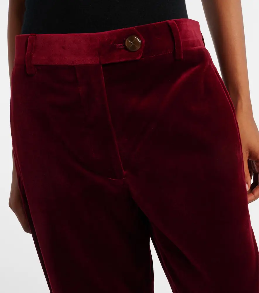 Blazé Milano Blazé Milano Nana cotton velvet straight pants | Thumbnail 3 Blazé Milano Blazé Milano Nana cotton velvet straight pants | Thumbnail 3