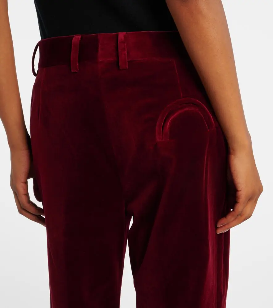 Blazé Milano Blazé Milano Nana cotton velvet straight pants | Thumbnail 5 Blazé Milano Blazé Milano Nana cotton velvet straight pants | Thumbnail 5