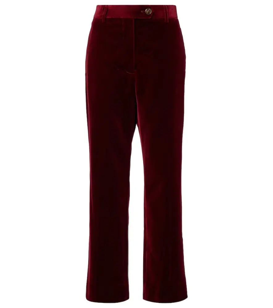 Blaze Milano Blazé Milano Nana cotton velvet straight pants | Image 1 Blaze Milano Blazé Milano Nana cotton velvet straight pants | Image 1