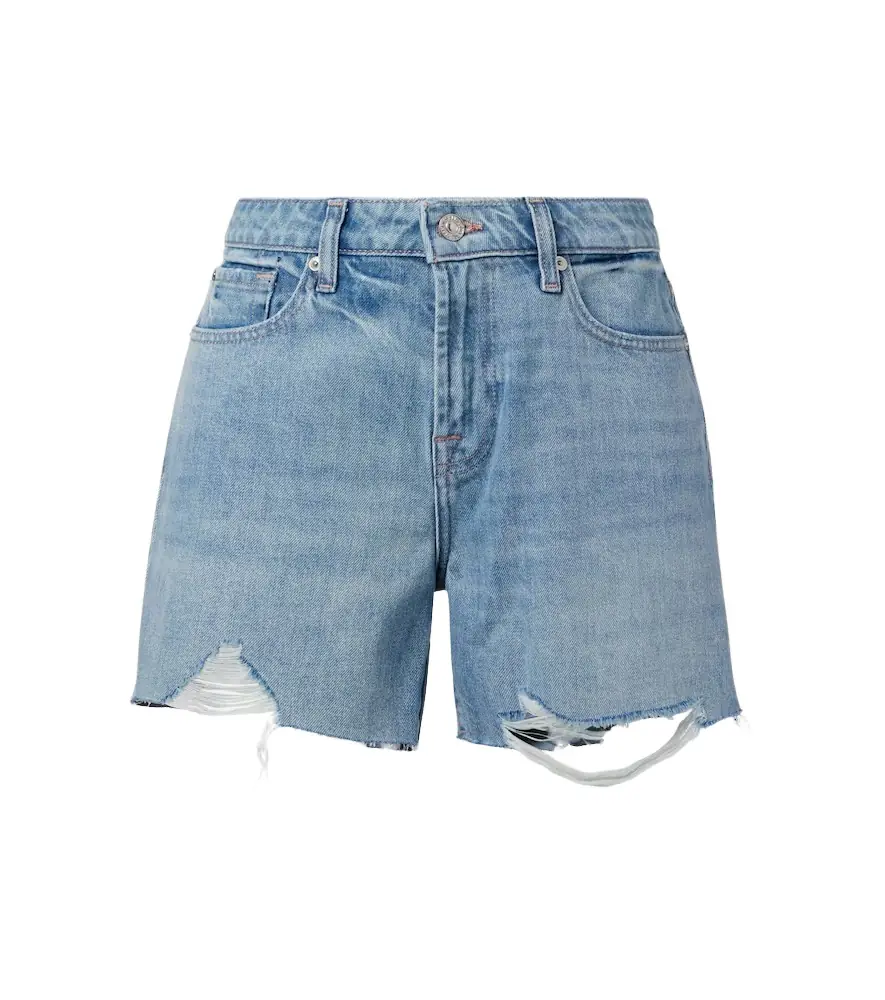 7 For All Mankind Monroe distressed denim shorts | Image 1 7 For All Mankind Monroe distressed denim shorts | Image 1