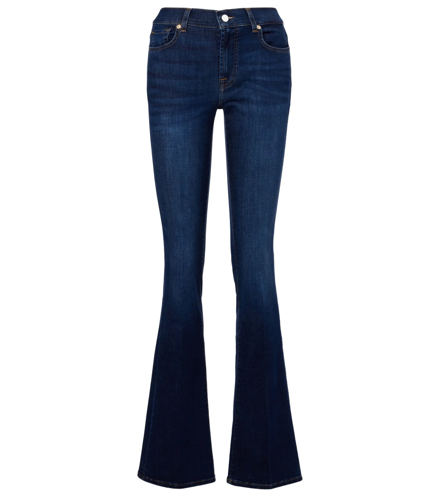Mid-rise bootcut jeans