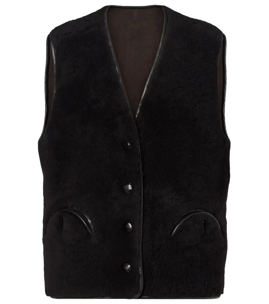 Blaze Milano Blazé Milano Gliss shearling vest | Image 1 Blaze Milano Blazé Milano Gliss shearling vest | Image 1