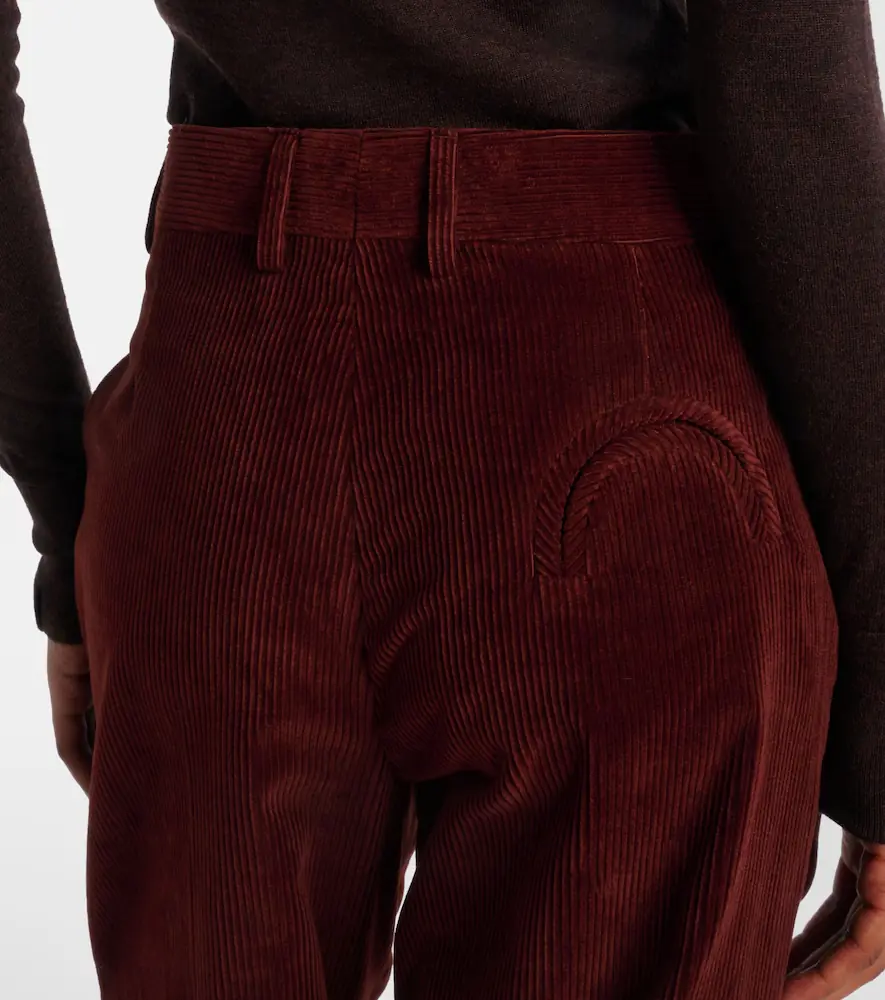 Blazé Milano Blazé Milano Nana cotton corduroy straight pants | Thumbnail 2 Blazé Milano Blazé Milano Nana cotton corduroy straight pants | Thumbnail 2
