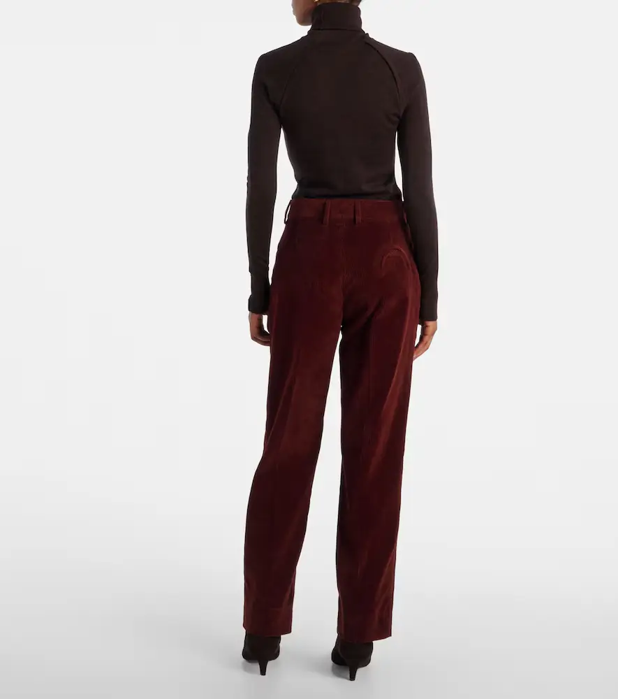 Blazé Milano Blazé Milano Nana cotton corduroy straight pants | Thumbnail 3 Blazé Milano Blazé Milano Nana cotton corduroy straight pants | Thumbnail 3