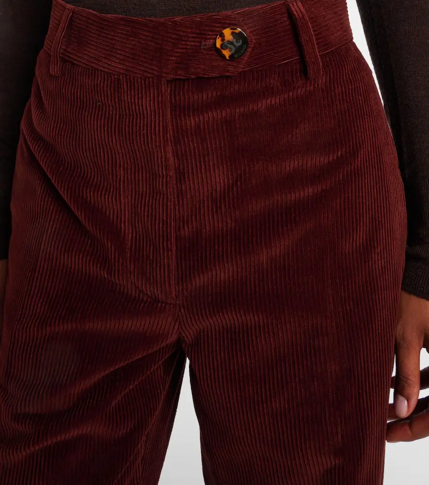 Blazé Milano Blazé Milano Nana cotton corduroy straight pants | Thumbnail 5 Blazé Milano Blazé Milano Nana cotton corduroy straight pants | Thumbnail 5