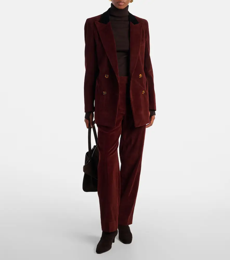 Blazé Milano Blazé Milano Nana cotton corduroy straight pants | Thumbnail 6 Blazé Milano Blazé Milano Nana cotton corduroy straight pants | Thumbnail 6