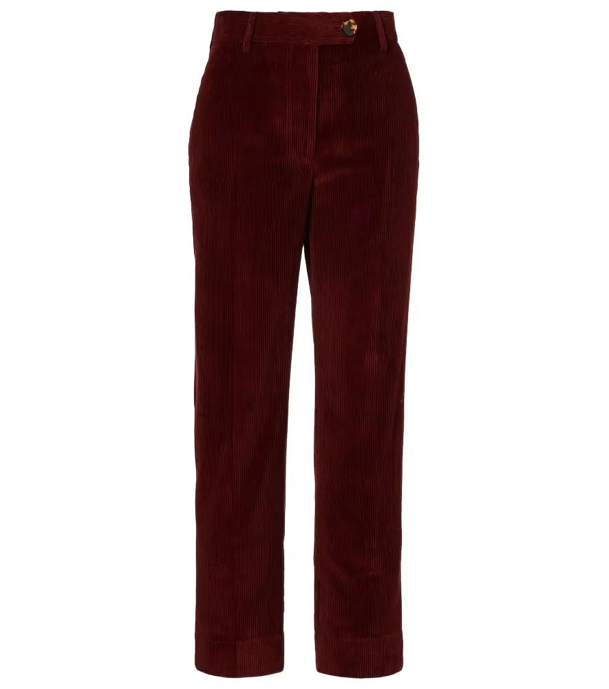 Blaze Milano Blazé Milano Nana cotton corduroy straight pants | Image 1 Blaze Milano Blazé Milano Nana cotton corduroy straight pants | Image 1