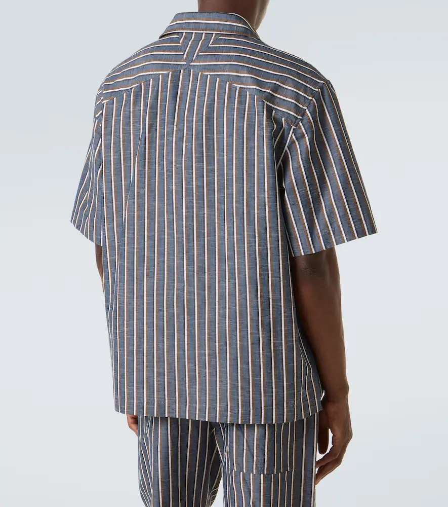 Bottega Veneta Striped cotton-blend wide-leg pants | Thumbnail 2 Bottega Veneta Striped cotton-blend wide-leg pants | Thumbnail 2
