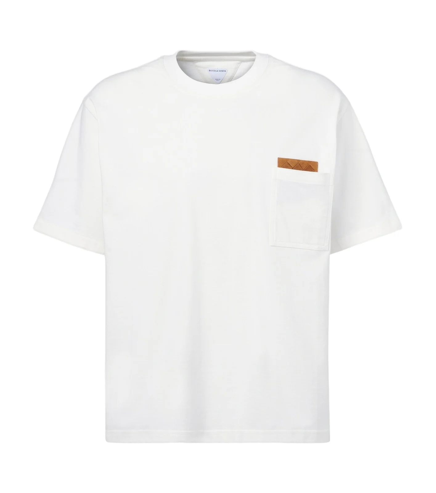 Bottega Veneta Suede-trimmed cotton jersey T-shirt