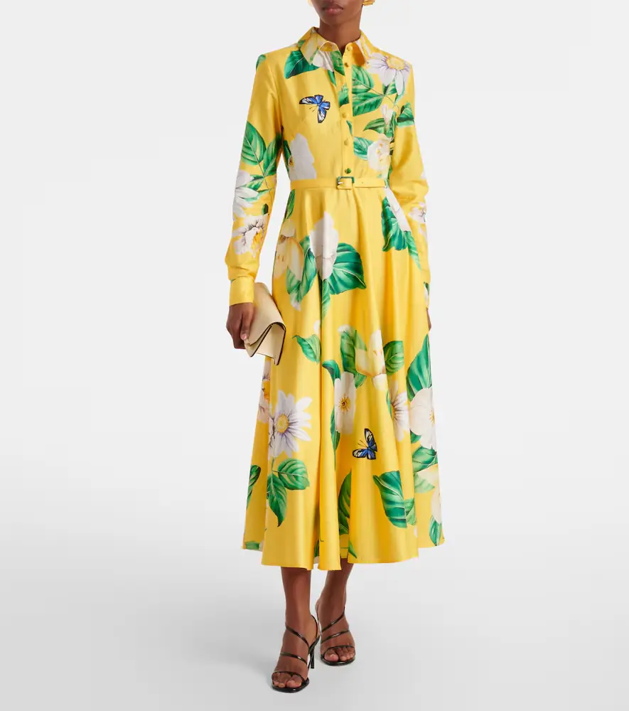 Leo Lin Zara floral cotton shirt dress | Thumbnail 2 Leo Lin Zara floral cotton shirt dress | Thumbnail 2