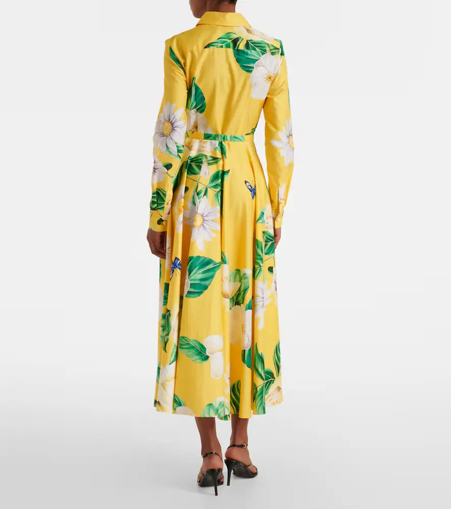 Leo Lin Zara floral cotton shirt dress | Thumbnail 3 Leo Lin Zara floral cotton shirt dress | Thumbnail 3