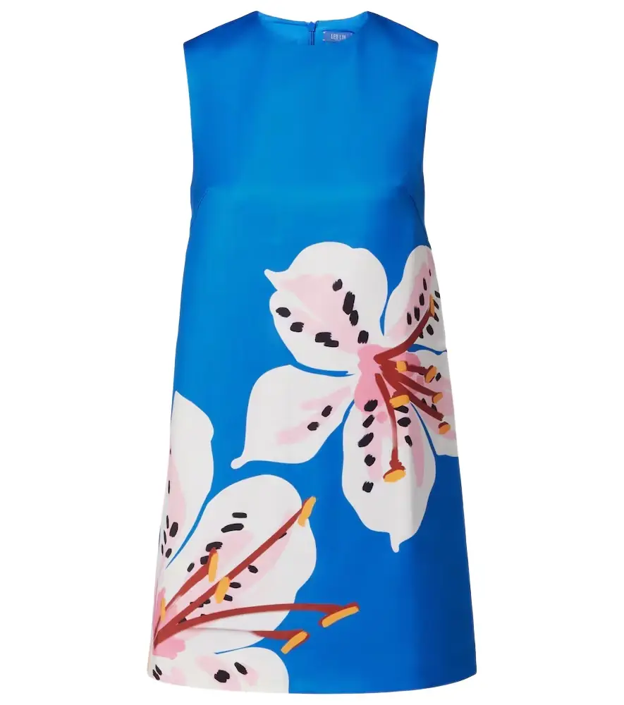 Leo Lin Yvonne floral satin minidress | Image 1 Leo Lin Yvonne floral satin minidress | Image 1