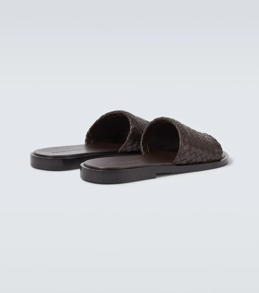 Bottega Veneta Elio Intrecciato leather slides | Thumbnail 5 Bottega Veneta Elio Intrecciato leather slides | Thumbnail 5