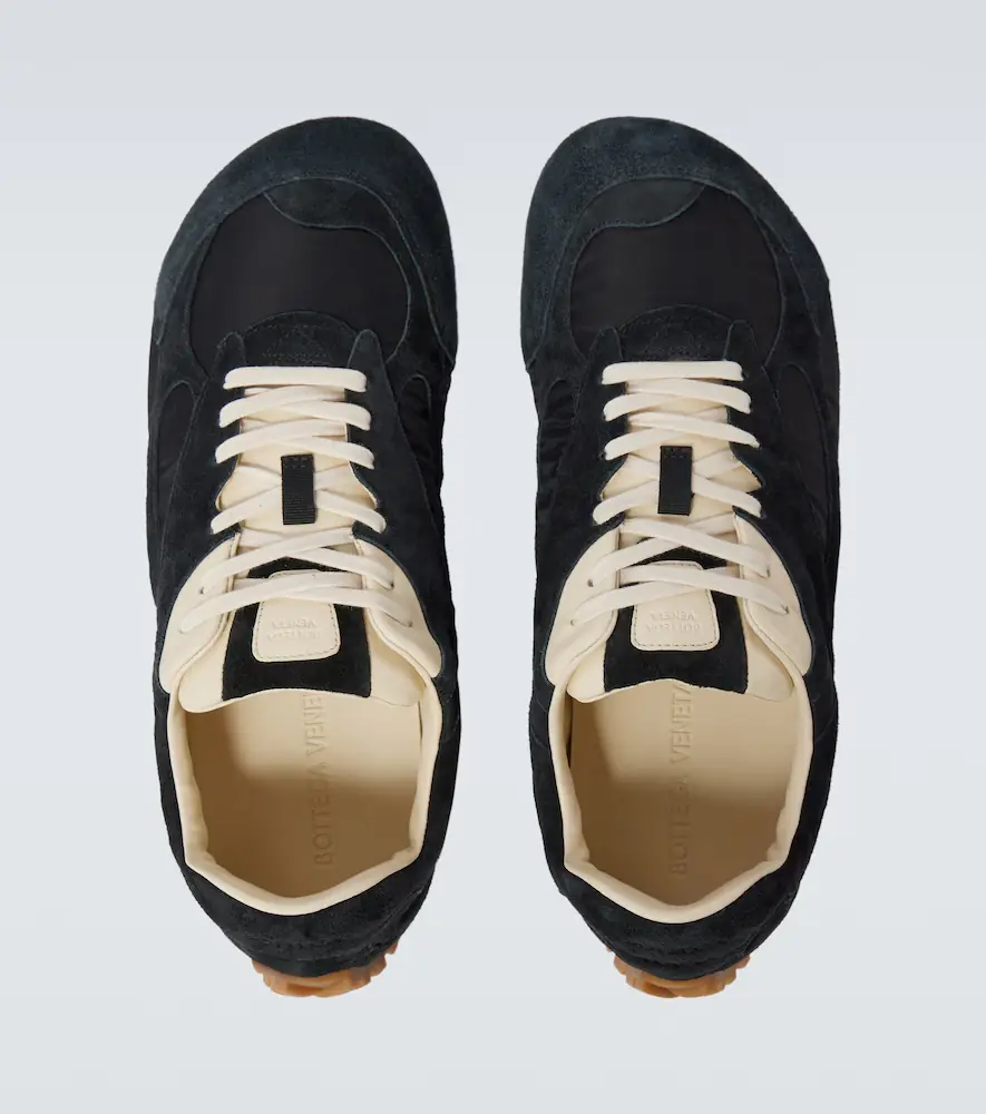 Bottega Veneta Orbit Flash suede-trimmed sneakers | Thumbnail 3 Bottega Veneta Orbit Flash suede-trimmed sneakers | Thumbnail 3