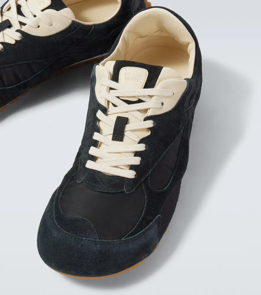 Bottega Veneta Orbit Flash suede-trimmed sneakers | Thumbnail 4 Bottega Veneta Orbit Flash suede-trimmed sneakers | Thumbnail 4