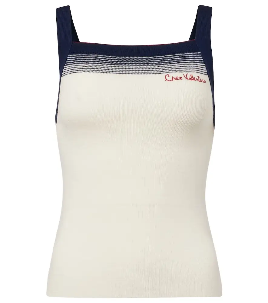 Valentino Chez virgin wool tank top | Image 1 Valentino Chez virgin wool tank top | Image 1