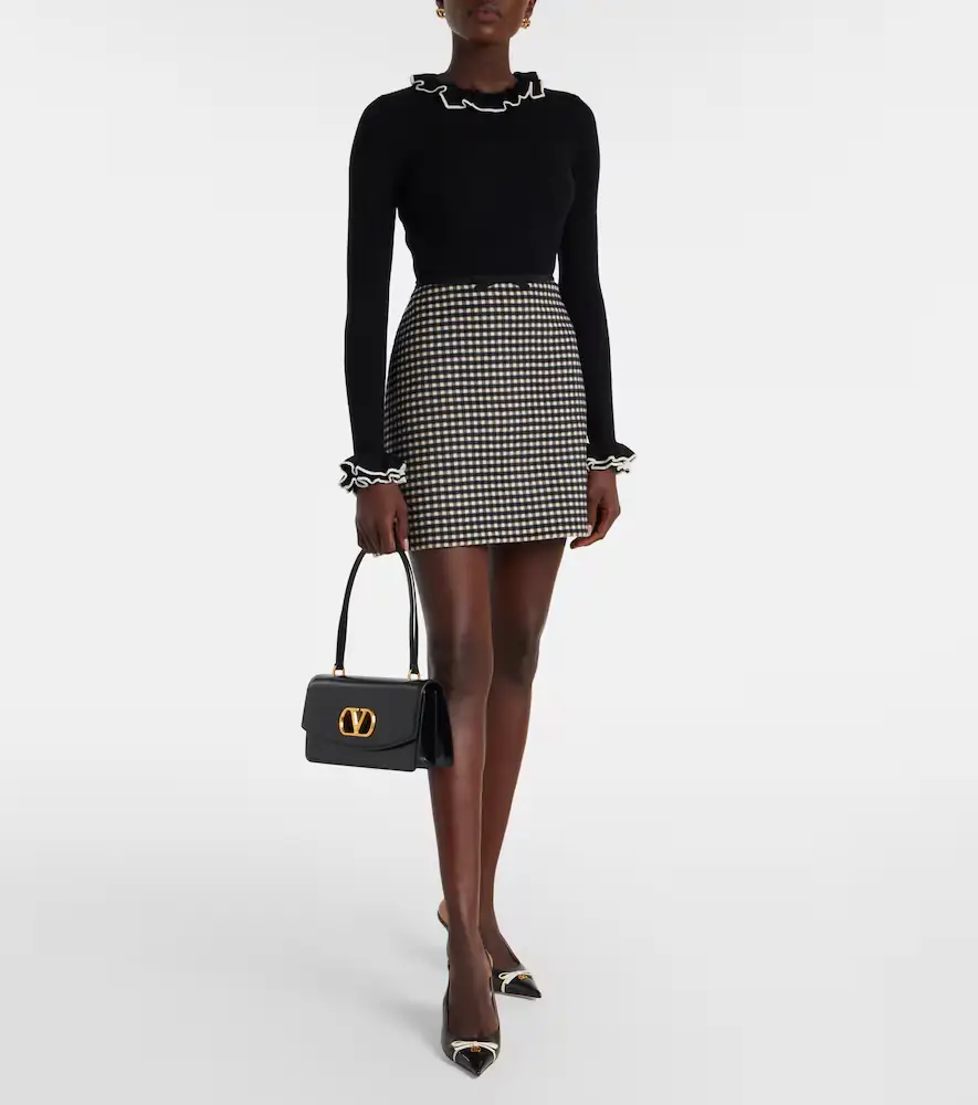 Valentino Ruffled virgin wool sweater | Thumbnail 5 Valentino Ruffled virgin wool sweater | Thumbnail 5