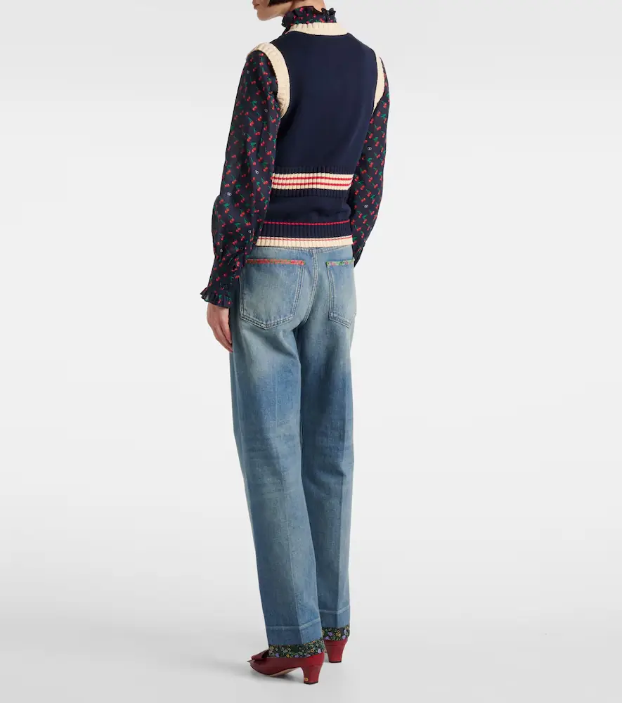 Valentino Garavani Chez cotton sweater vest | Thumbnail 2