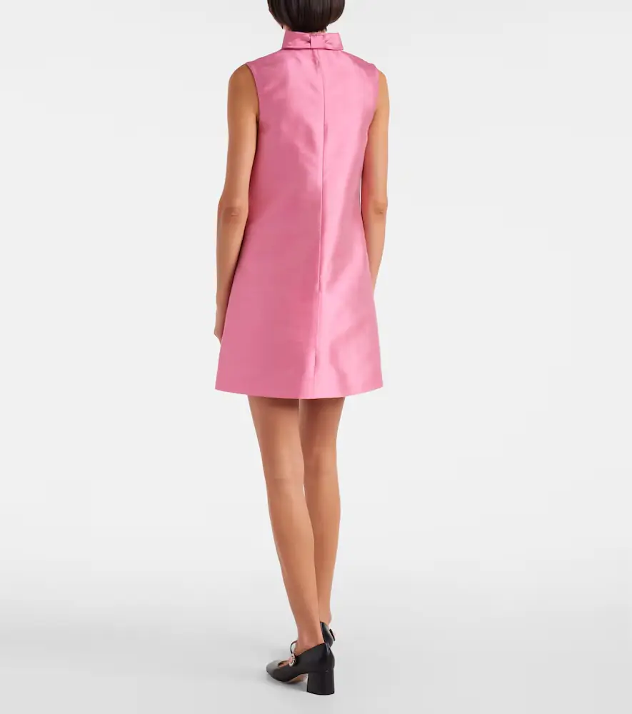 Valentino Garavani Silk shantung minidress | Thumbnail 3 Valentino Garavani Silk shantung minidress | Thumbnail 3