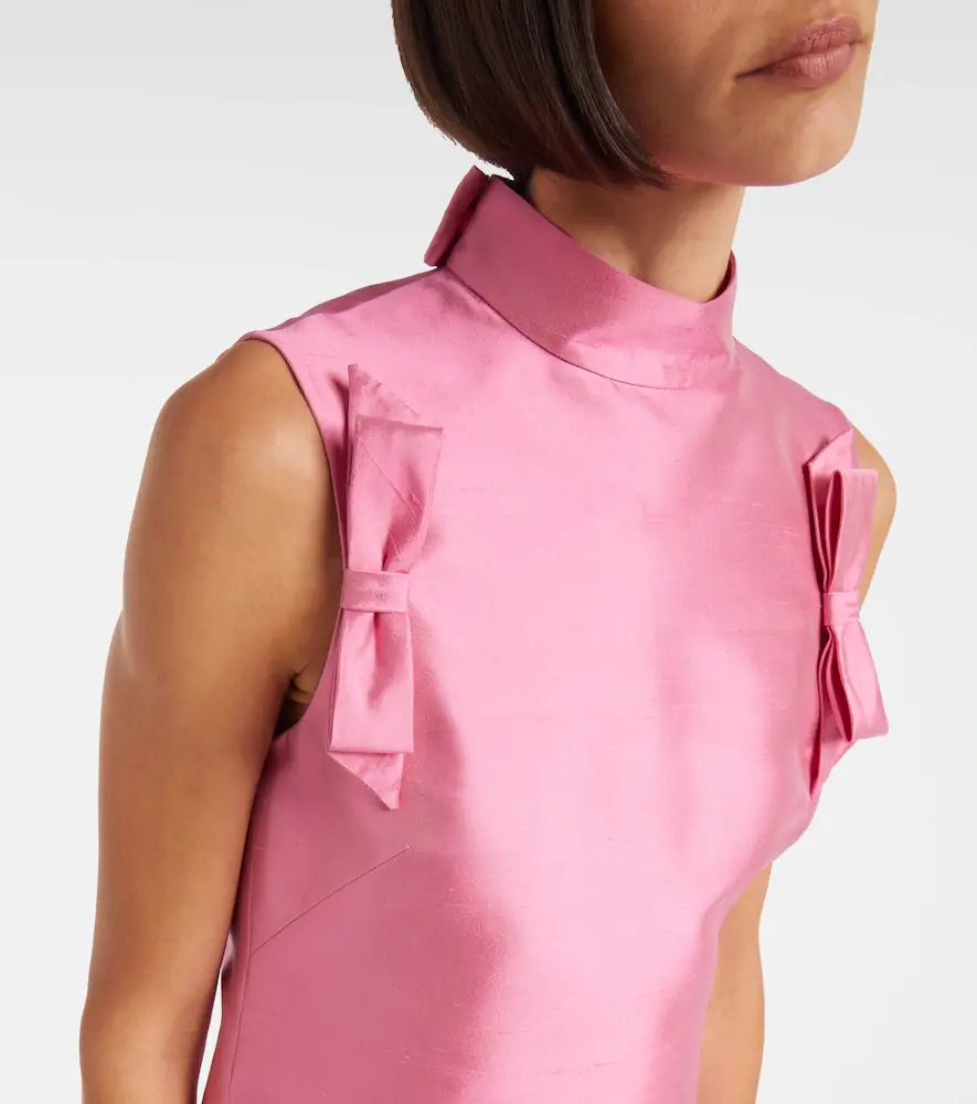 Valentino Garavani Silk shantung minidress | Thumbnail 4 Valentino Garavani Silk shantung minidress | Thumbnail 4