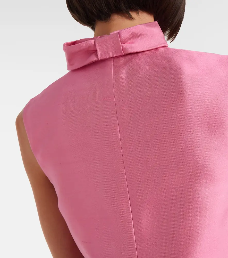Valentino Garavani Silk shantung minidress | Thumbnail 6 Valentino Garavani Silk shantung minidress | Thumbnail 6