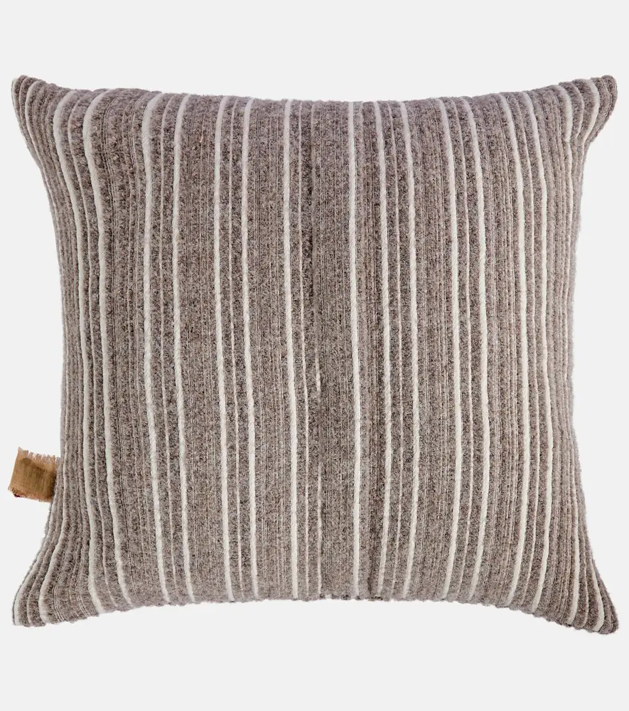 The House of Lyria Gurghi striped wool and cotton cushion | Thumbnail 2