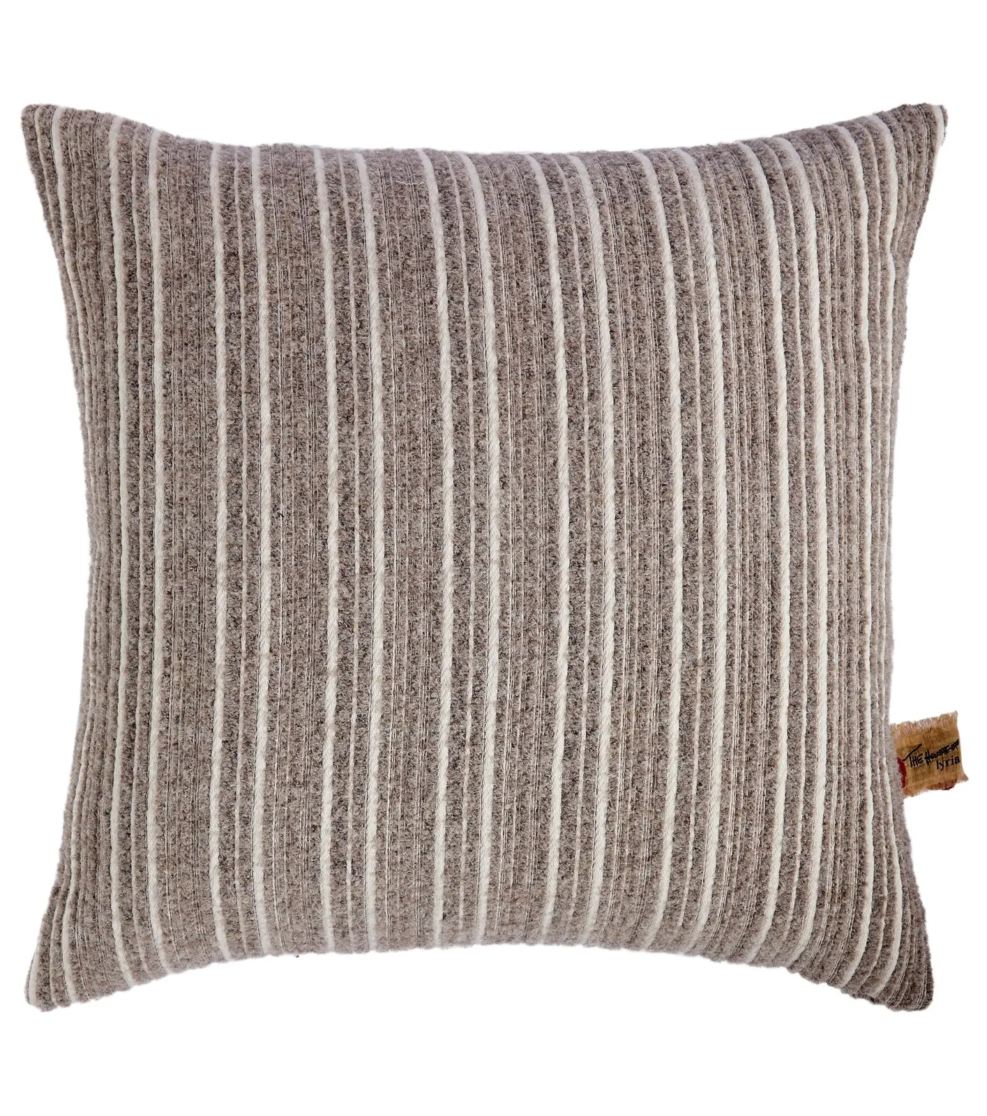 The House of Lyria Gurghi striped wool and cotton cushion