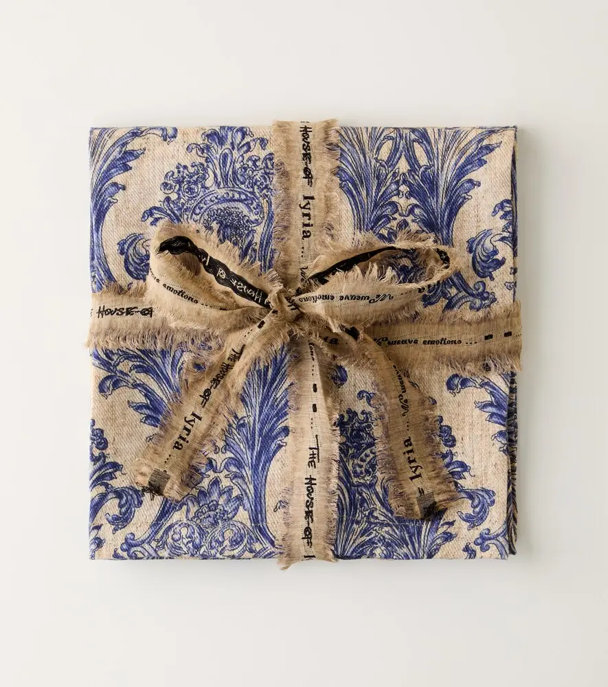 The House of Lyria Set of 2 Filea printed linen napkins | Thumbnail 3 The House of Lyria Set of 2 Filea printed linen napkins | Thumbnail 3