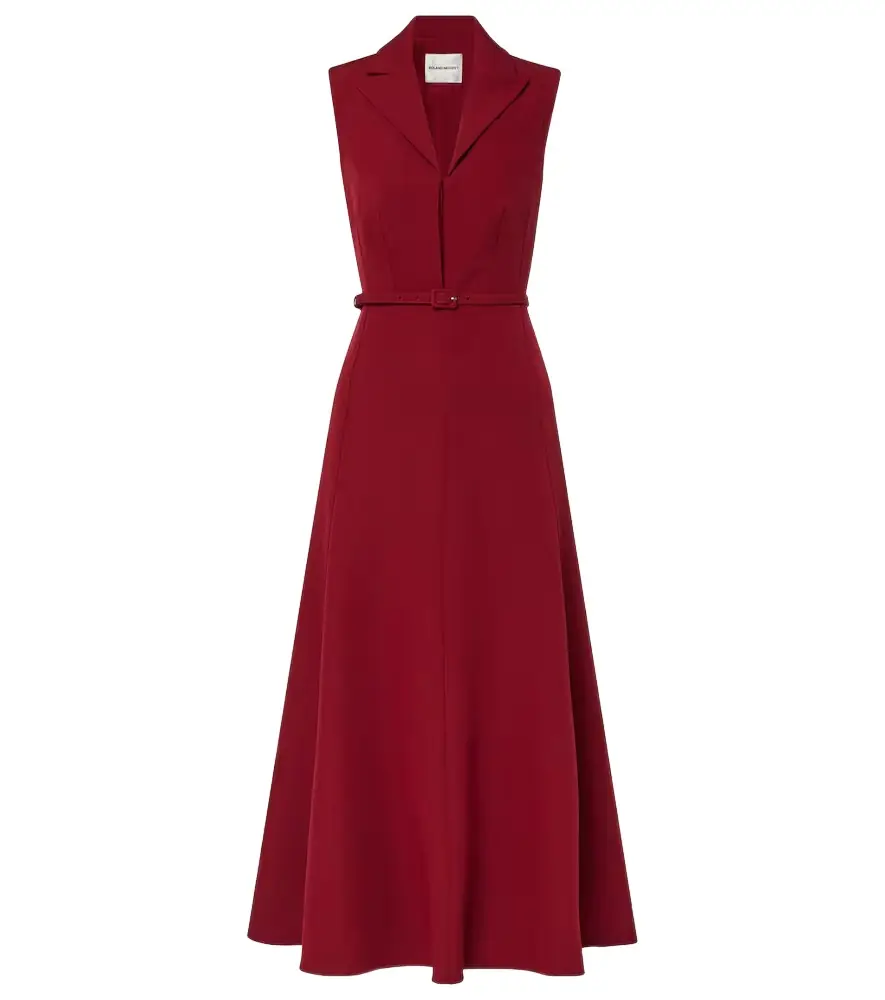 Roland Mouret Crêpe midi dress | Image 1 Roland Mouret Crêpe midi dress | Image 1