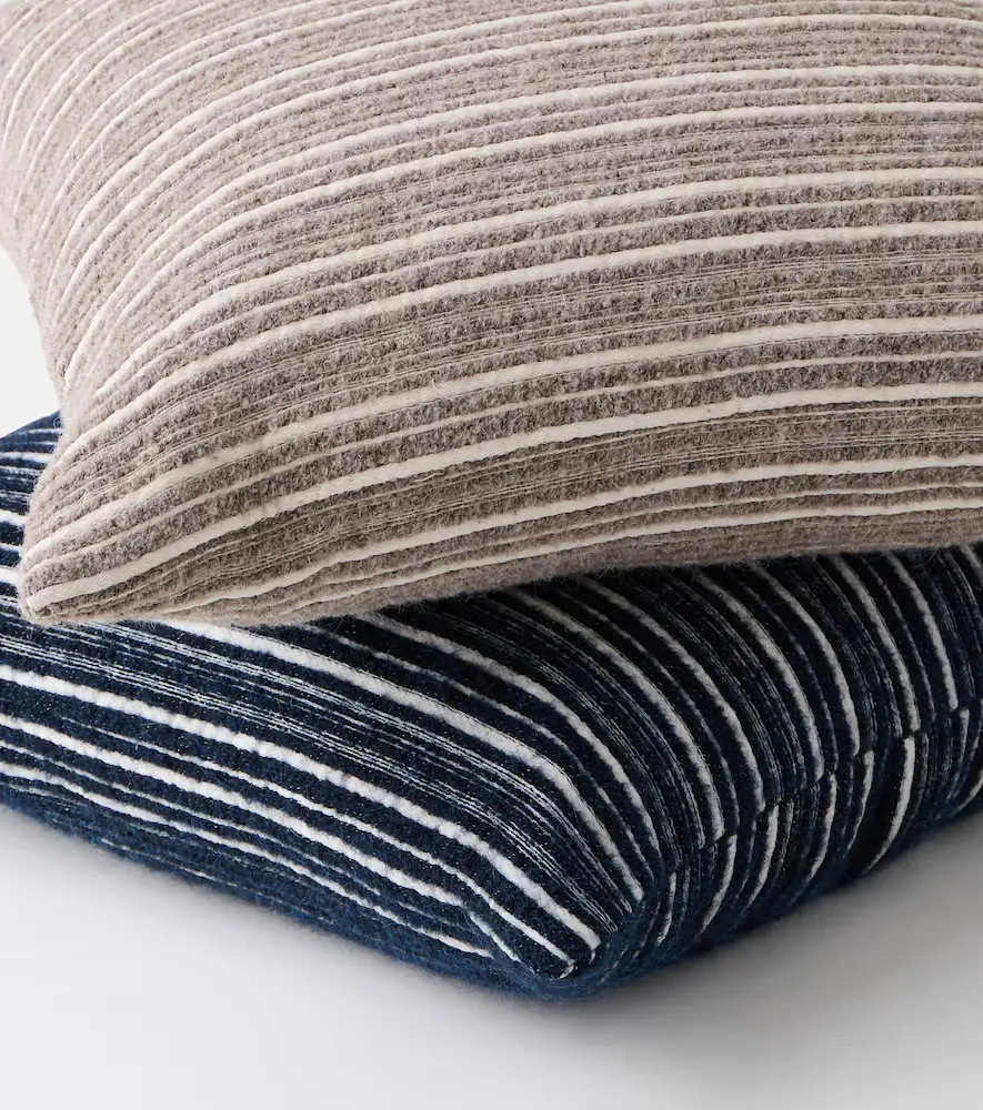 The House of Lyria Cornelius wool and cotton striped cushion | Thumbnail 3 The House of Lyria Cornelius wool and cotton striped cushion | Thumbnail 3