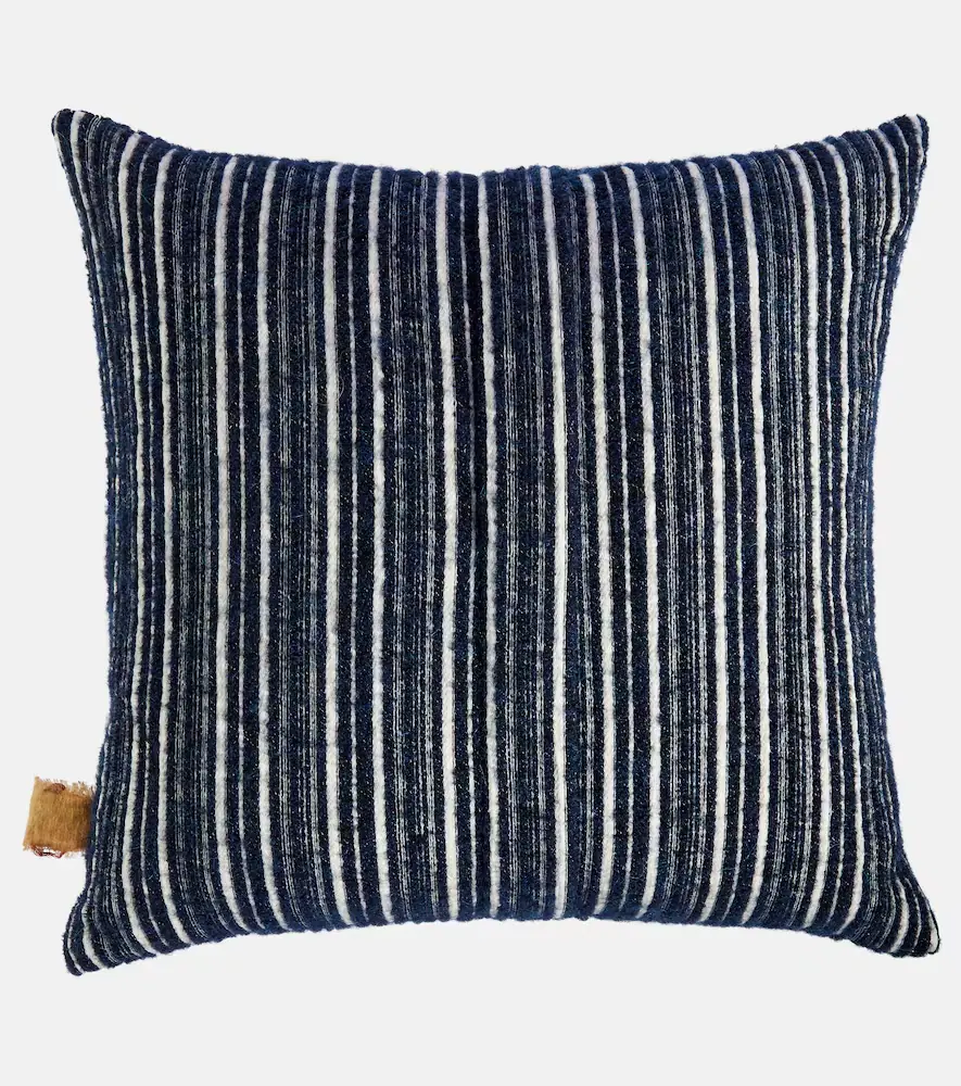 The House of Lyria Cornelius wool and cotton striped cushion | Thumbnail 4 The House of Lyria Cornelius wool and cotton striped cushion | Thumbnail 4
