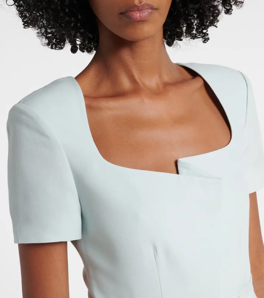 Roland Mouret Wool and slik midi dress | Thumbnail 4